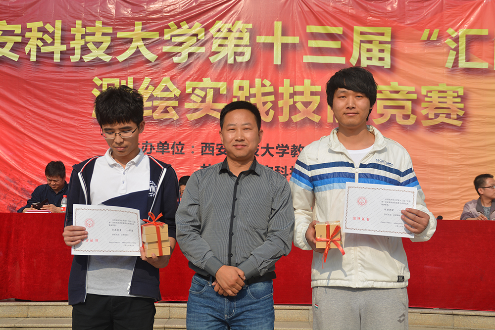 西安科技大学汇图杯测绘技能大赛圆满落幕